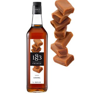 1883 CARAMEL FLAVORED SYRUP 1000 ml.(1883 น้ำเชื่อมกลิ่นคาราเมล 1000 มล.)