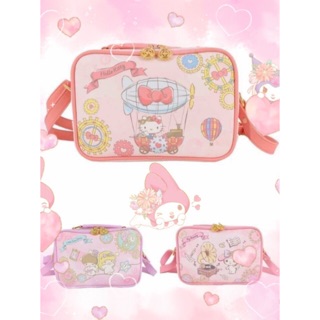 กระเป๋าสะพายลายsanrio คิตตี้ มายเม ทวิน มีสายยาว