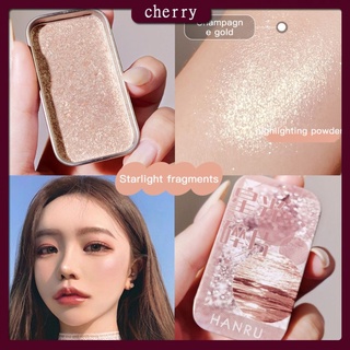 CHERRY ♥️ค่าส่ง26♥️hanru พาเลทตา อายแชโดว์+บลัชในตลับเดียว