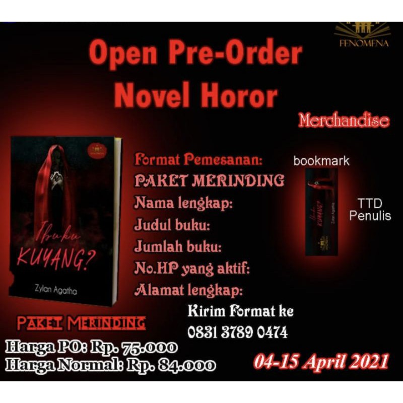 หนังสือนวนิยายของ Kuyang แม่ของฉัน? - Zylan Agatha ต้นฉบับ