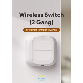 Tuya ปุ่มสั่งงานซีนหรืออุปกรณ์ต่างๆในแอป แบบ 2 ปุ่ม Scene Switch มีทั้งแบบ Wi-Fi และ Zigbee