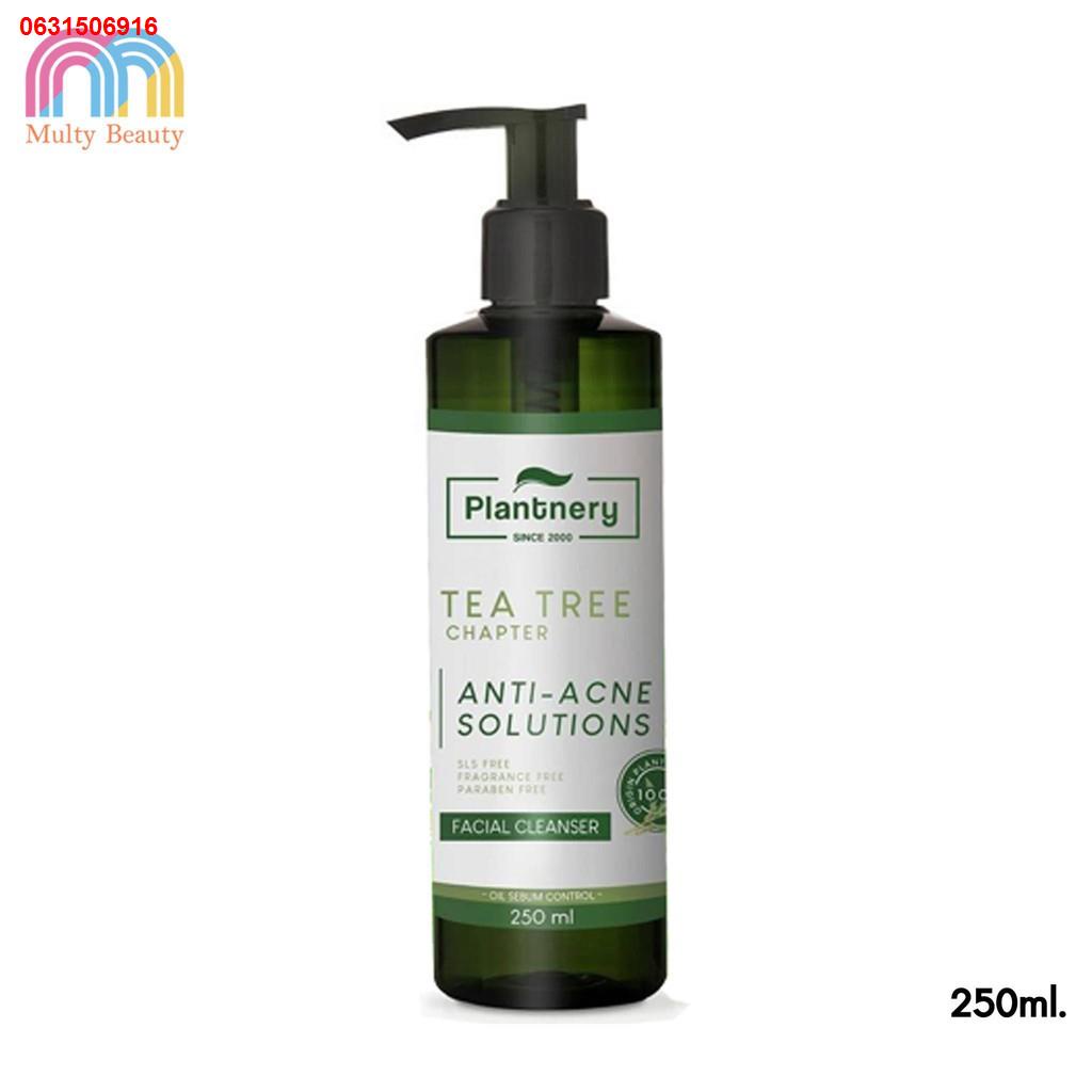 JUN1256✒Plantnery Tea Tree Facial Cleanser 250 ml. เจลล้างหน้า
