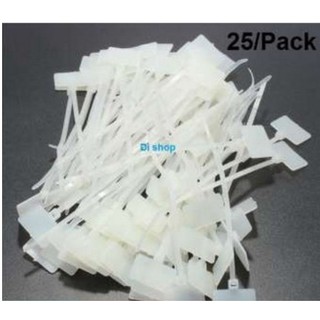 Cable Ties สายรัดแบบมีป้าย Marker Tie (25/Pack)