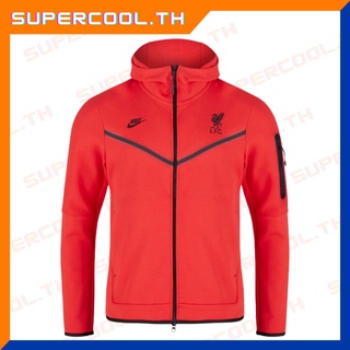 Liverpool 2021/22 Tech Fleece Hoodie Jacket เสื้อแจ็คเก็ตลิเวอร์พูล เสื้อแขนยาวลิเวอร์พูล