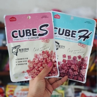 หมา/แมว3เดือนกินได้ค่ะ❗️Cube Series จาก เกาหลี ผลิตจากเนื้อจริงกว่า 80% โปรตีนคุณภาพสูง🇰🇷