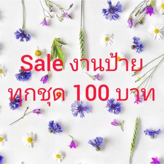 โล๊ะงานป้าย​ ราคาเดียว​ 100 บาททุกชุด