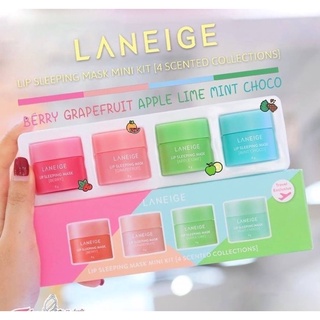 Laneige Lip Sleeping Mask Mini Kit (4 Scented Collections) ลิปบาล์ม 4 กลิ่น