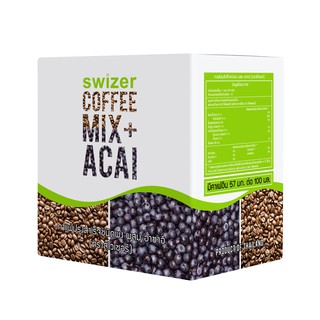 กาแฟอาซาอิ กาแฟปรุงสำเร็จรูปชนิดผง Coffee Mix+Acai  (150g.) แบบกล่อง