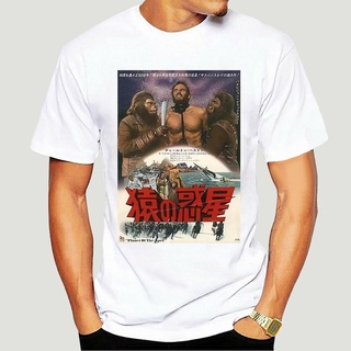 เสื้อยืดผ้าฝ้ายพิมพ์ลายขายดี เสื้อยืด พิมพ์ลายโปสเตอร์ภาพยนตร์ Planet Of The Apes 1968 สไตล์ญี่ปุ่น สําหรับผู้ชาย ผู้หญิ