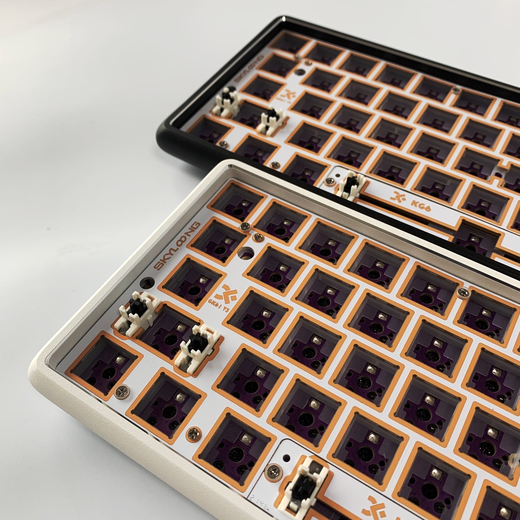 คีย์บอร์ด GK61XS-V3 Aluminum Alloy อลูมิเนียมอัลลอยด์ Hot swappable คัสคอมคีย์บอร์ด 60% 2 โหมด Custom Mechanical