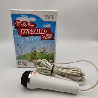 Joysound Wii พร้อม จอยไมค์โครโฟน แผ่นแท้ Wii JP แผ่นสภาพดี