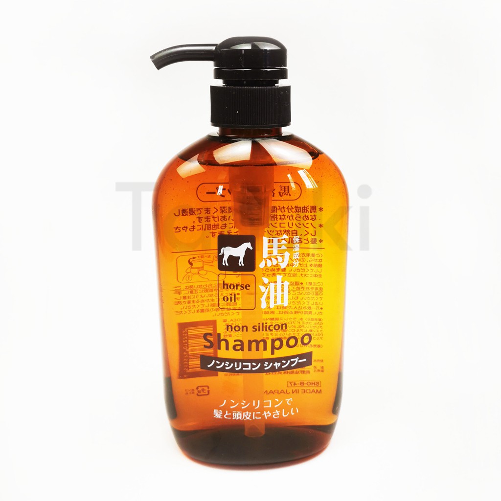 Kumano Horse Oil Shampoo แชมพูน้ำมันม้า Kumano 600ml นำเข้าจากญี่ปุ่น