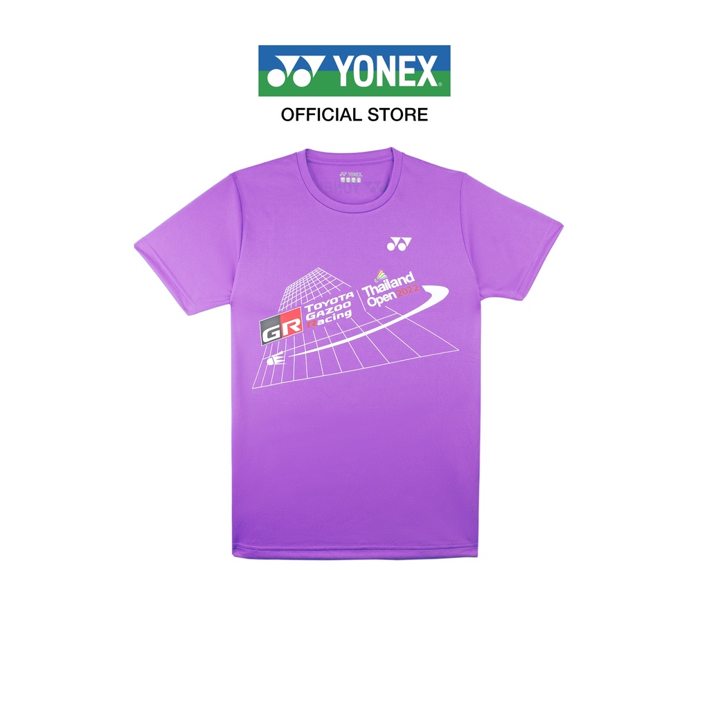 YONEX SOUVENIR  T-SHIRT THO2022 เสื้อคอกลม ที่ระลึกการแข่งขันแบดมินตัน TOYOTA GAZOO RACING THAILAND OPEN 2022