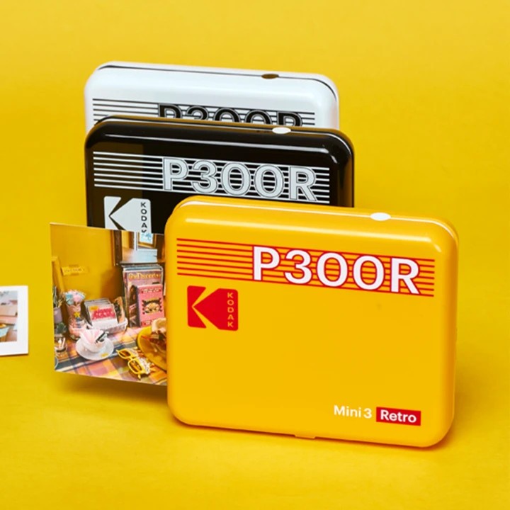 พร้อมส่ง เครื่องปริ้น Kodak Mini 3 Retro (Square 3x3 Inch) Portable Printer