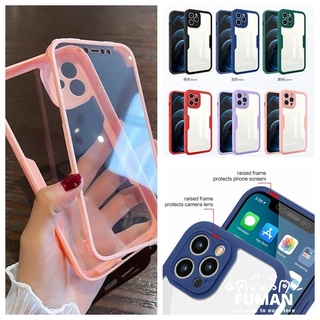 เคสโทรศัพท์มือถืออะคริลิคแข็ง กันกระแทก 360 องศา สําหรับ OPPO A15 A15s A74 A16 A16s A94 A54 A92 A72 A52 A53 A53s A9 A5 2020 5G 4G