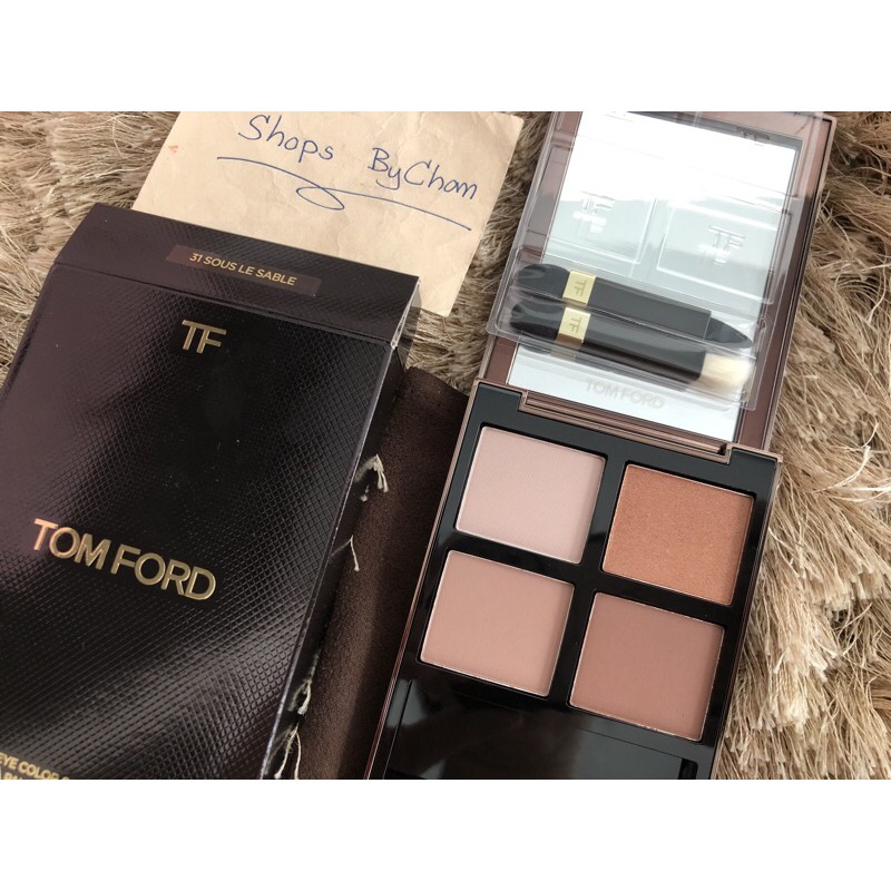 Tom ford eyecolor quad eyeshadow palette สี 31 Sous le sable | Shopee  Thailand