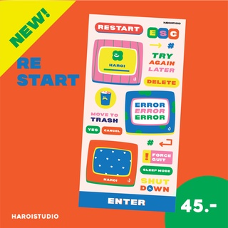 Haroi Studio - Restart Sticker