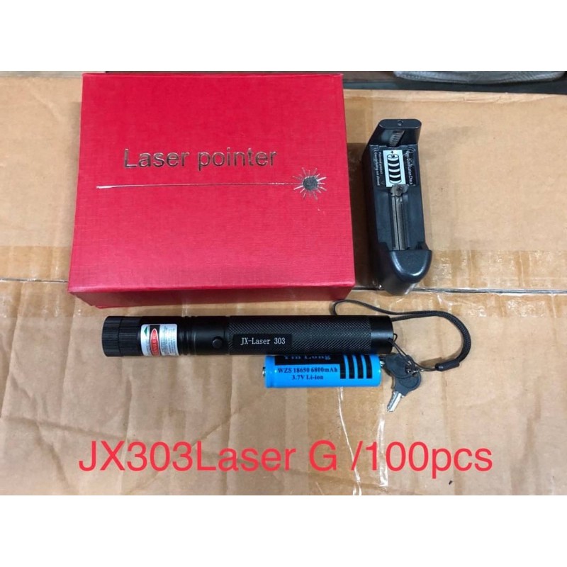 เรเซอร์ Laser pointer YL303แสงสีเขียวหรือJXLaser303สินค้าดีราคาถูก