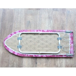 โต๊ะรีดผ้า โต๊ะรีดผ้านั่ง หน้าใหญ่ ขาเหล็ก แข็งแรง ขนาด 77x29CM. รุ่น Portable-iron-seat-00h-Psk2-p