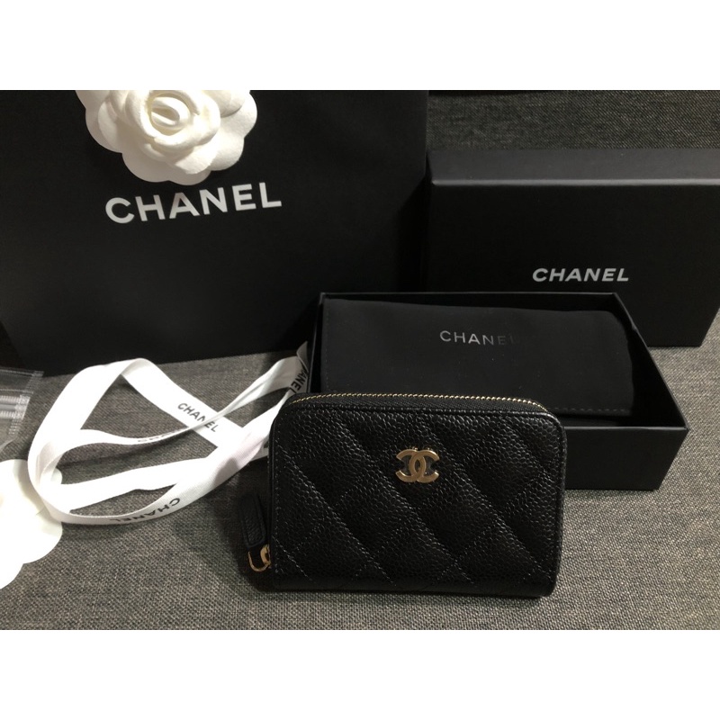 chanel wallet แท้ zippy coin purse holo 32  (New)