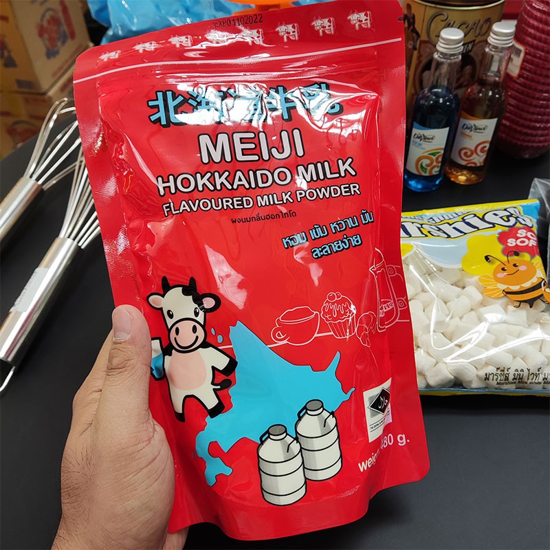 🔥ราคาถูกที่สุด🔥 ผงนมกลิ่นฮอกไกโด Meiji Hokkaido milk ขนาด 480 กรัม