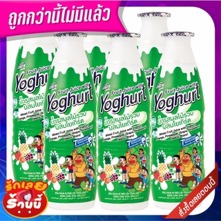 ดีโด้ น้ำผลไม้รวม10% ผสมโยเกิร์ต 300 มล. แพ็ค 6 ขวด Deedo mixedfruitwith Yoghurt 300 ml x 6