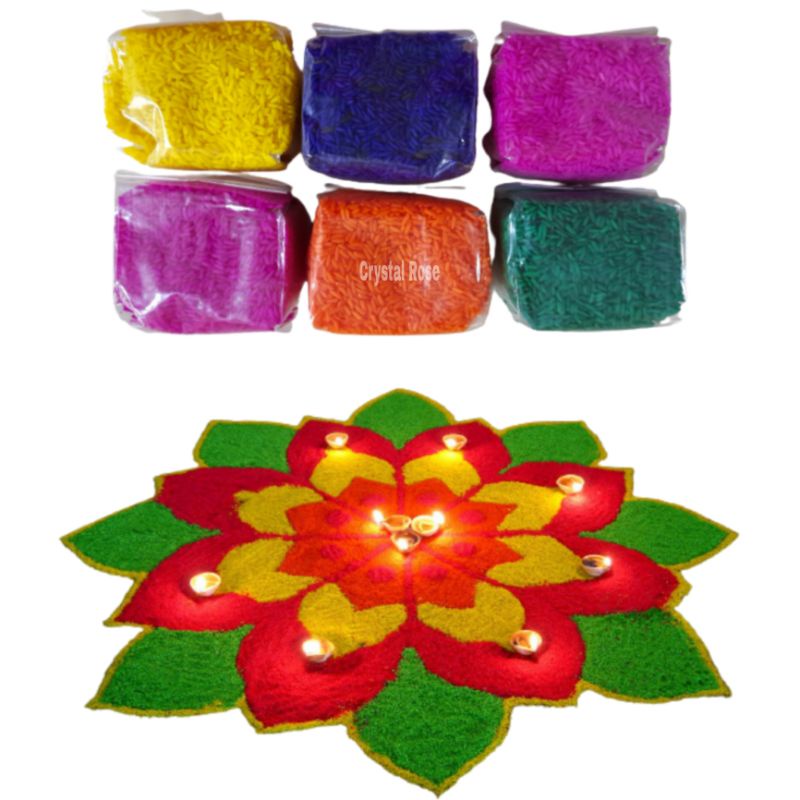 10 IN 1 Rangoli Kolam Arisi/ข้าวสี