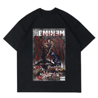 คอตต้อนคอกลมเสื้อยืด | ขนาดใหญ่ | Eminem การ์ตูน ซิม เงางาม | เสื้อยืด เสื้อผ้า | เสื้อยืด BOOTLEG | เสื้อยืด สําหรับผู้