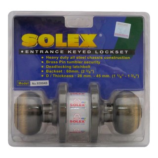 ลูกบิดทั่วไป SOLEX 9280 หัวจัน AB SOLEX 9280 AB ENTRANCE KNOB