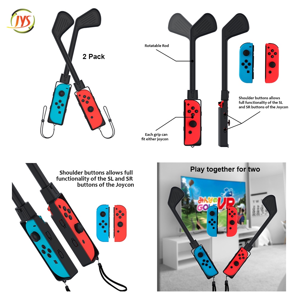 10 in 1 Nintendo Switch Oled ชุดอุปกรณ์เสริมเกม NS Joycon Controller Somatosensory Sports Suit Handle Grip Joystick Kit สําหรับ Switch #4