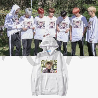 [พรีออเดอร์] BTS สื้อฮู้ดลายรูปจองกุก