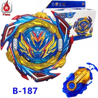 เกม B187 Beyblade Burst Db Savior Valkyrie Shot-7 Devil Blade Launcher Gyro Spinning ของเล่นสําหรับเด็ก/ผู้ใหญ่