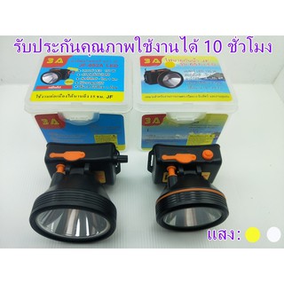 ไฟฉายคาดหัว รุ่น 3A  651/652Aไฟฉายชาร์จไฟ ไฟคาดหัว