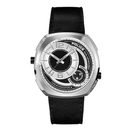 (ของแท้ประกันช้อป) POLICE นาฬิกาข้อมือ Muti Dual Time POLICE รุ่น PL-15533JS/02 นาฬิกาข้อมือผู้ชาย