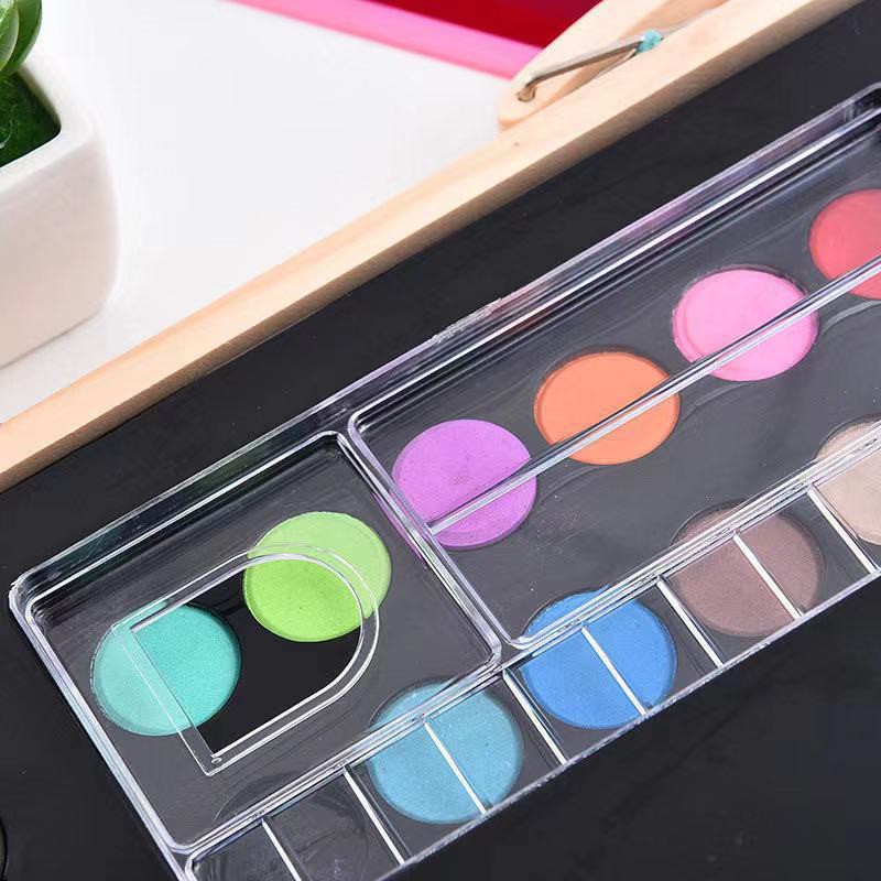 ชุดระบายสี (กล่องไม้พาเลท) รวมสีทุกแบบ สีไม้ สีน้ำ สีเทียน สีเมจิก เซ็ต180ชิ้น สุดคุ้ม - รูปที่ 3