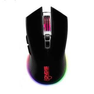 SIGNO MOUSE (เมาส์)  GAMING GM-908 COSTRA MACRO GAMING MOUSE (BLACK)