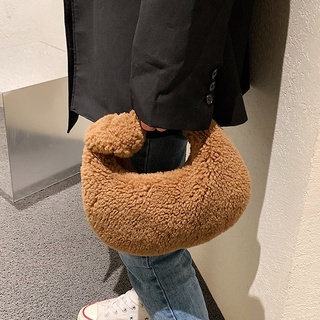 กระเป๋าถือแฟชั่น Lamb Wool Bag