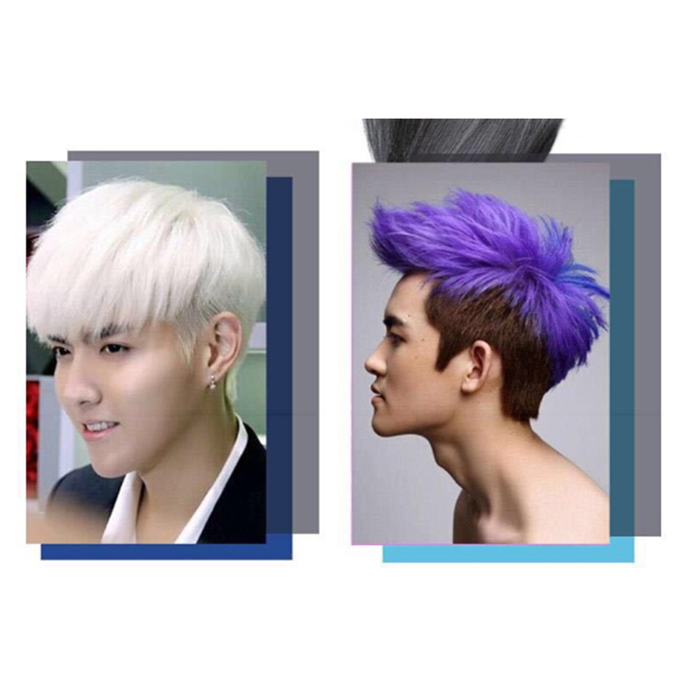 One Off Color Hair Wax Nine Colours Of Hair Mud Grandpa Grey Hair