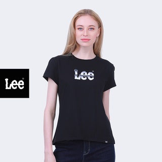 LEE เสื้อยืดทรงปกติ REGULAR รุ่น LE 19021K10 ลี เสื้อผ้าผู้หญิง เสื้อยืด เสื้อผู้หญิง