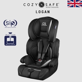 [ใช้ 2 โค้ดลดเพิ่ม] Cozy N Safe Logan Car Seat คาร์ซีท สายคาดนิรภัยแบบ 5 จุด ตามมาตรฐานสากล เบาะ Support 2 ชั้น เบาะพนักพิงรองศรีษะปรับสูงต่ำได้ 9 ระดับ