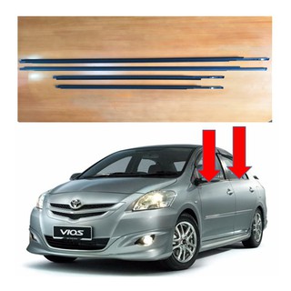 คิ้วรีดน้ำขอบกระจก for TOYOTA VIOS ปี 2008-2013 คิ้วรีดน้ำ ยางรีดน้ำ คิ้วรีดน้ำขอบกระจก เทียบแท้