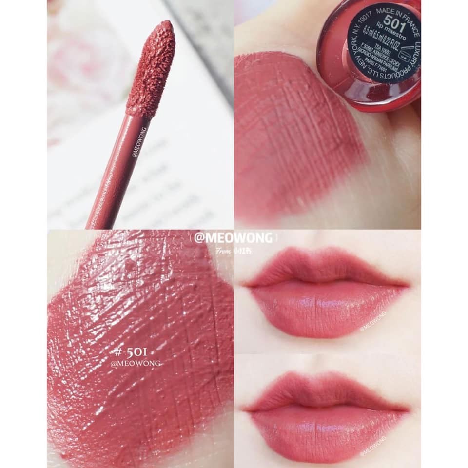 armani lip maestro 509