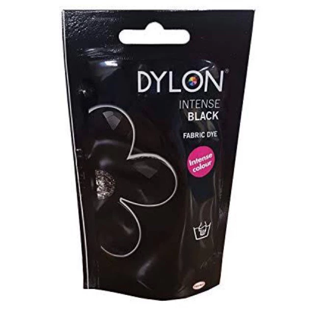 สีย้อมผ้า Dylon เบอร์ 12 Intense Black - รูปที่ 1