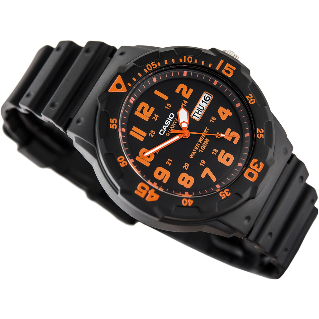 Casio นาฬิกาข้อมือผู้ชาย กันน้ำ 100m สายเรซิน รุ่น รูปที่ 7