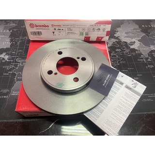 09 D247 11 จานเบรค ล้อ F (ยี่ห้อ BREMBO) รุ่น Std SUZUKI Swift 1.2 (A2L412) ปี 2017-&gt;