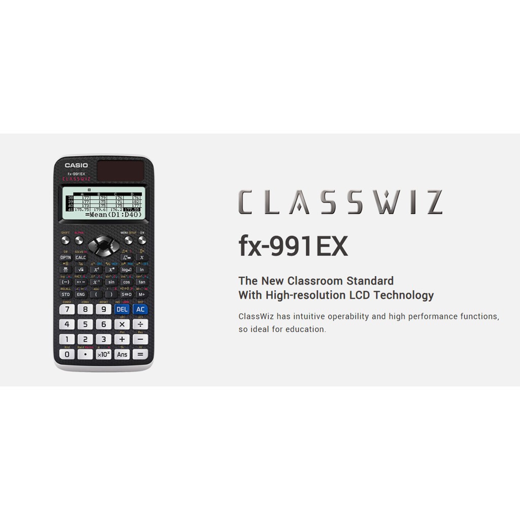 ▣[ใส่codeส่วนลด] [ประกันศูนย์2ปี] Casio FX-991EX เครื่องคิดเลขคาสิโอ ของแท้ 100% สีดำ