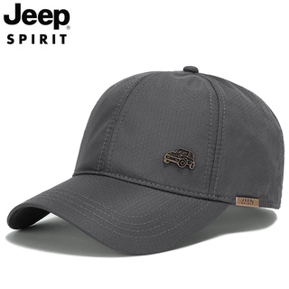 Jeep Spirit หมวกเบสบอล ผ้าตาข่าย ระบายอากาศ เหมาะกับฤดูร้อน สําหรับผู้ชาย และผู้หญิง