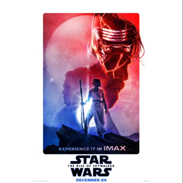 Poster Star wars the rise of the Skywalker โปสเตอร์ สตาร์  วอร์ส (IMAX)