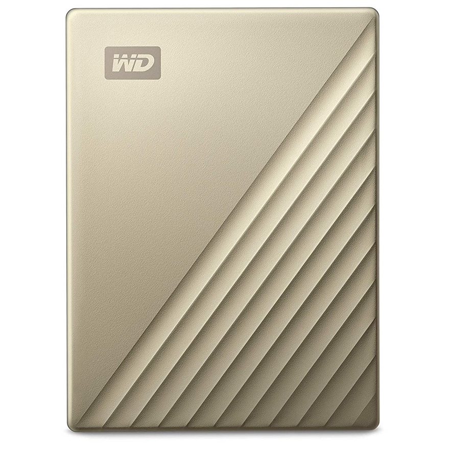 WD HDD 4TB My Passport Ultra GOLD Portable External , WDBFTM0040BGD-WESN