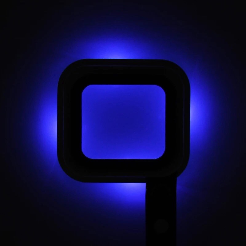8LED(ไฟขาว/ไฟน้ำเงิน)แว่นขยายพับเก็บได้ แบบDualแก้ว กำลังขยาย 10x/15x/20x รุ่น TH8016